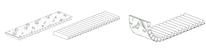 Poliedro - CushionPaper Strips